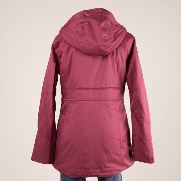 Lolé Burgundy Waterproof Hooded Parka Jacket – Size M - Picture 5 of 9